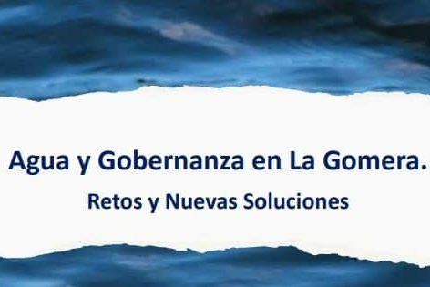 190325 Cartel de la jornada Agua y Gobernanza en La Gomera, retos y nuevas soluciones