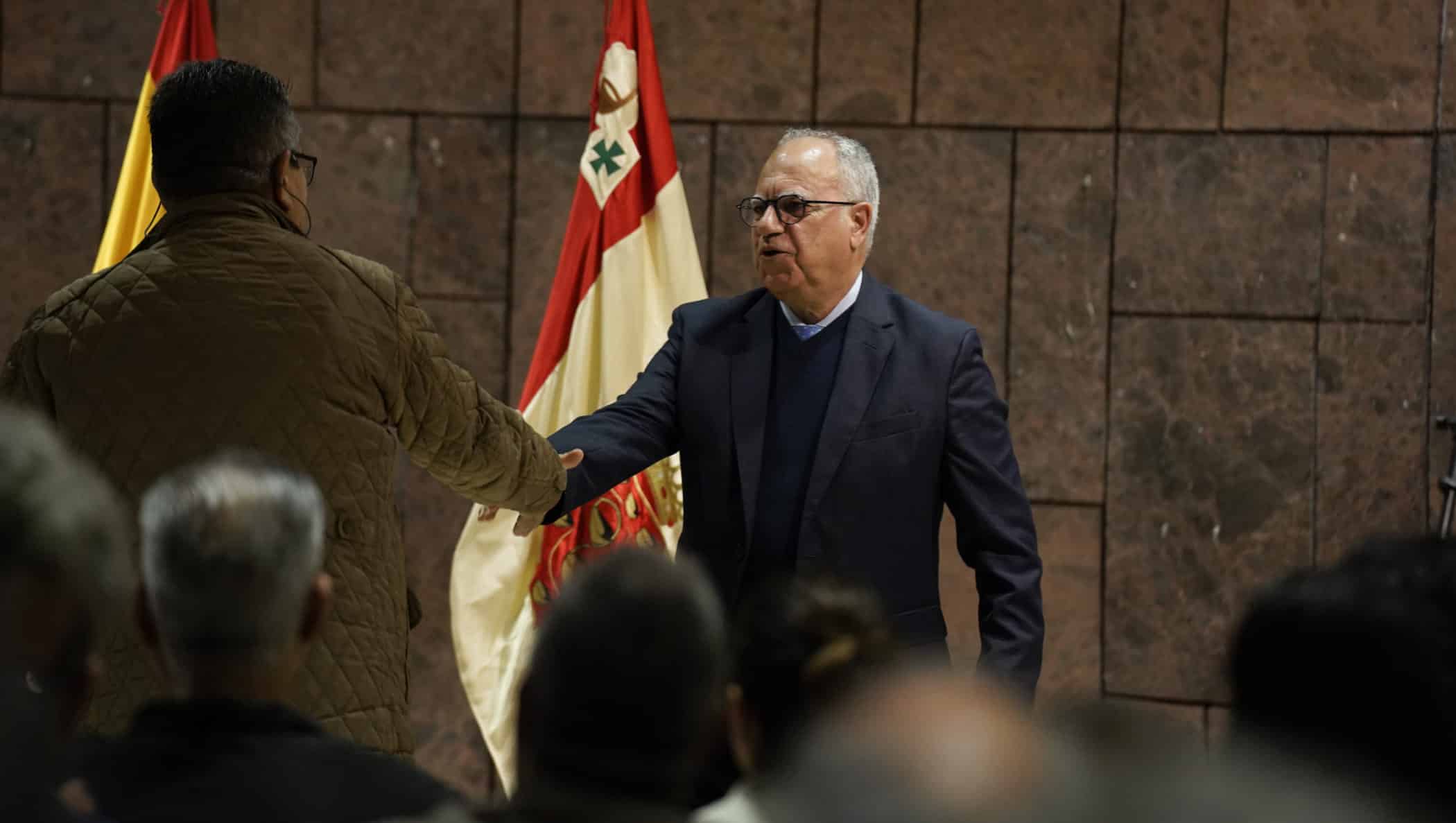 210325 Casimiro Curbelo, durante un encuentro con entidades y asociaciones de la isla de La Gomera