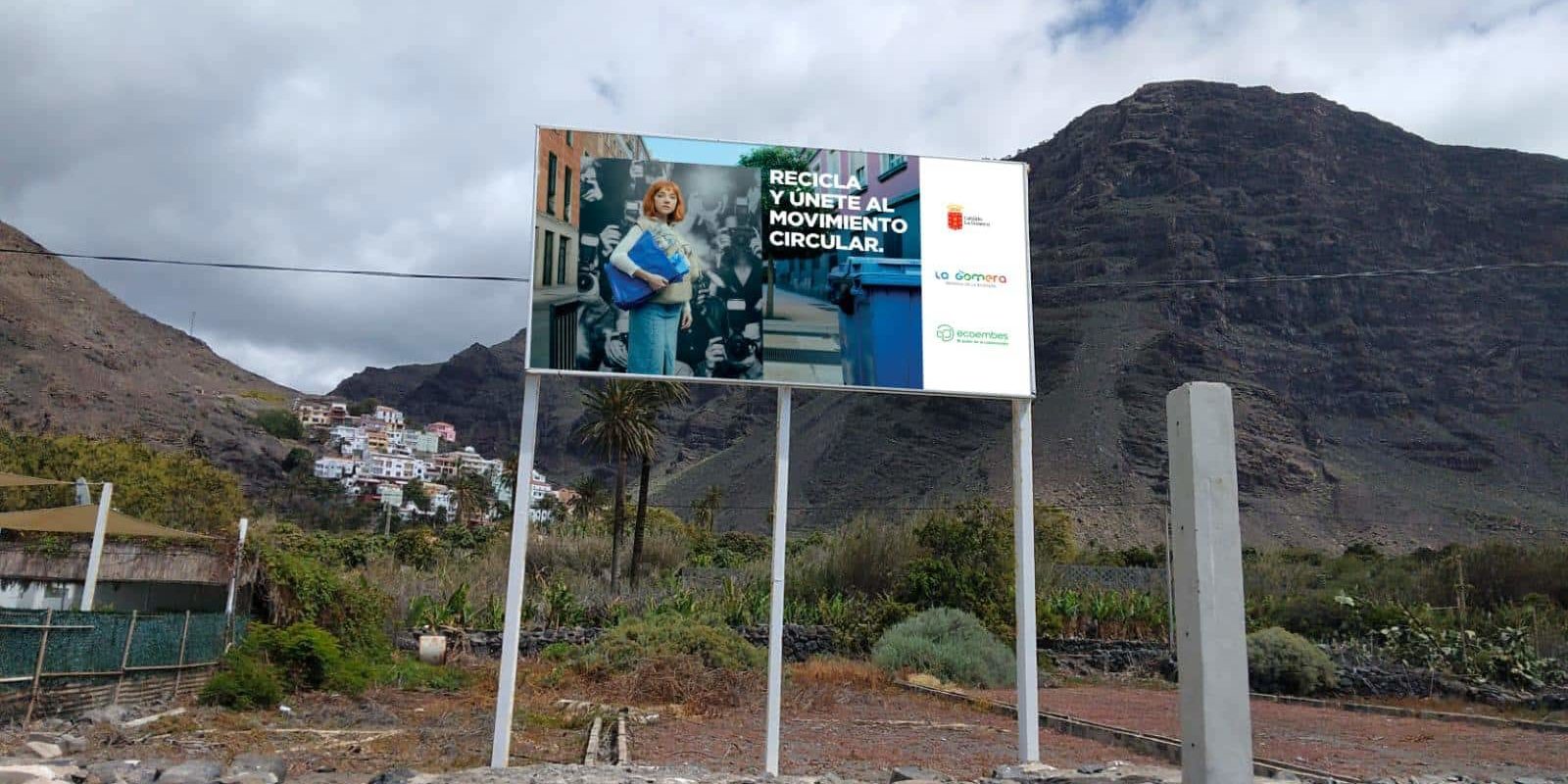 250325 Cartelería exterior de la campaña conjunta entre el Cabildo de La Gomera y Ecoembes