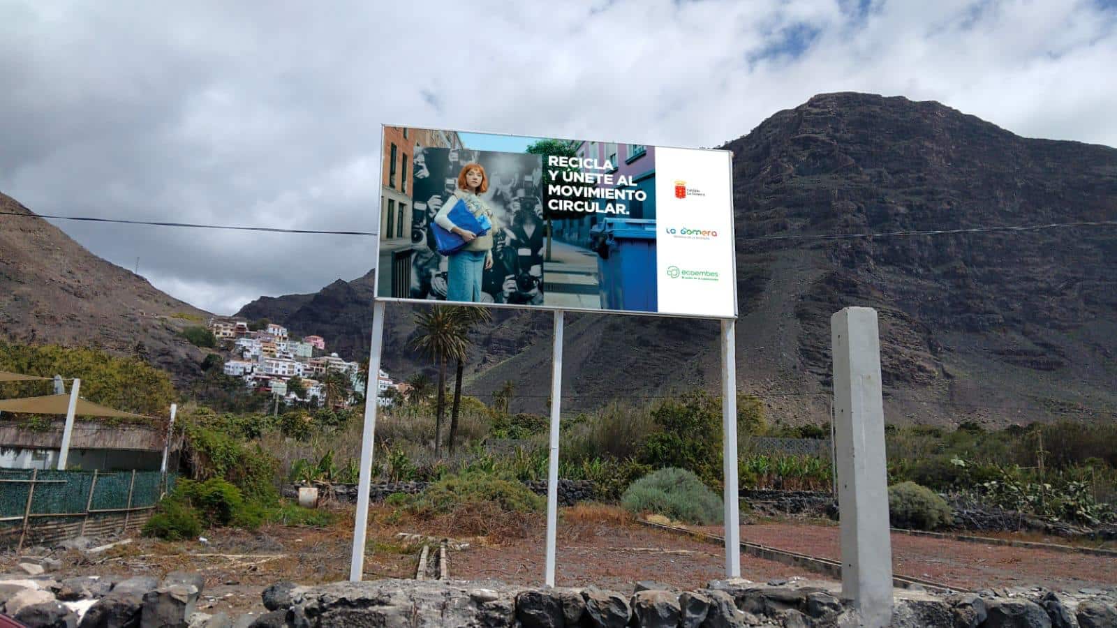 250325 Cartelería exterior de la campaña conjunta entre el Cabildo de La Gomera y Ecoembes