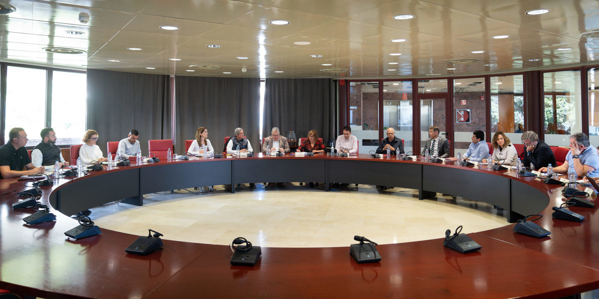 280325 Reunión entre Cabildo de La Gomera, VISOCAN y ayuntamientos de la isla