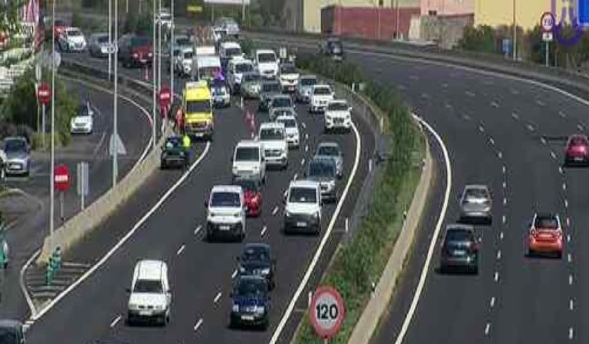 ACCIDENTE EN LA TF-5 8-3-25
