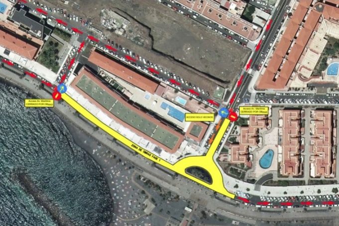Avenida Marítima cierre