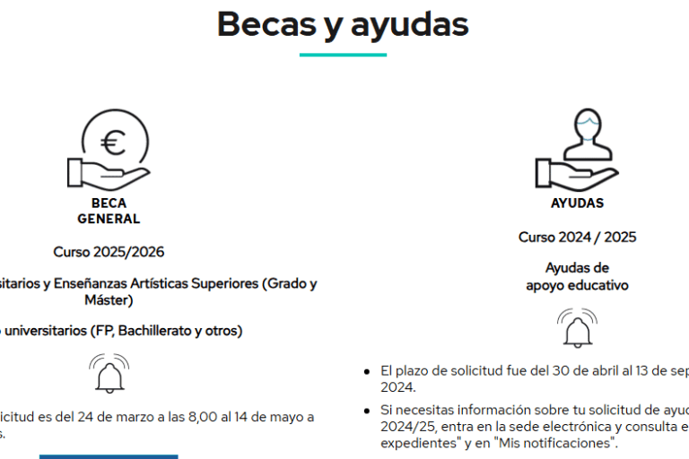 CANDELARIA OFRECE AYUDA PARA LA SOLICITUD DE BECAS GENERALES-CURSO 25-26