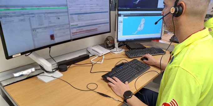 CICLISTA HERIDO TRAS UN ACCIDENTE DE TRÁFICO CON UN TURISMO EN PÁJARA-FUERTEVENTURA 31-3-25