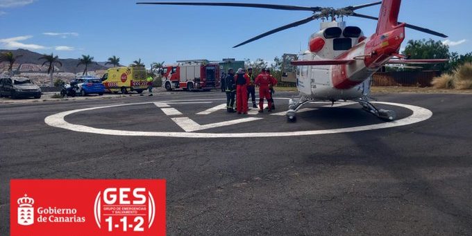 EL GES RESCATA A UN SENDERISTA OCTOGENARIO EN ADEJE 7-3-25