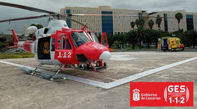 EL GES RESCATA A UNA SENDERISTA HERIDA EN TELDE 15-3-25