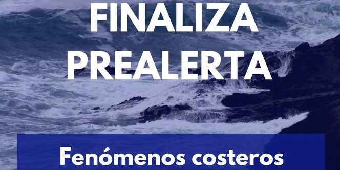 FINALIZA PREALERTA POR FENÓMENOS COSTEROS EN CANARIAS 25-3-25