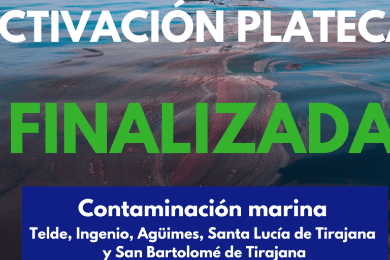 FINALIZADA LA ACTIVACIÓN PLATECA POR CONTAMINACIÓN EN EL AGUA MARINA-GRAN CANARIA 17-3-25