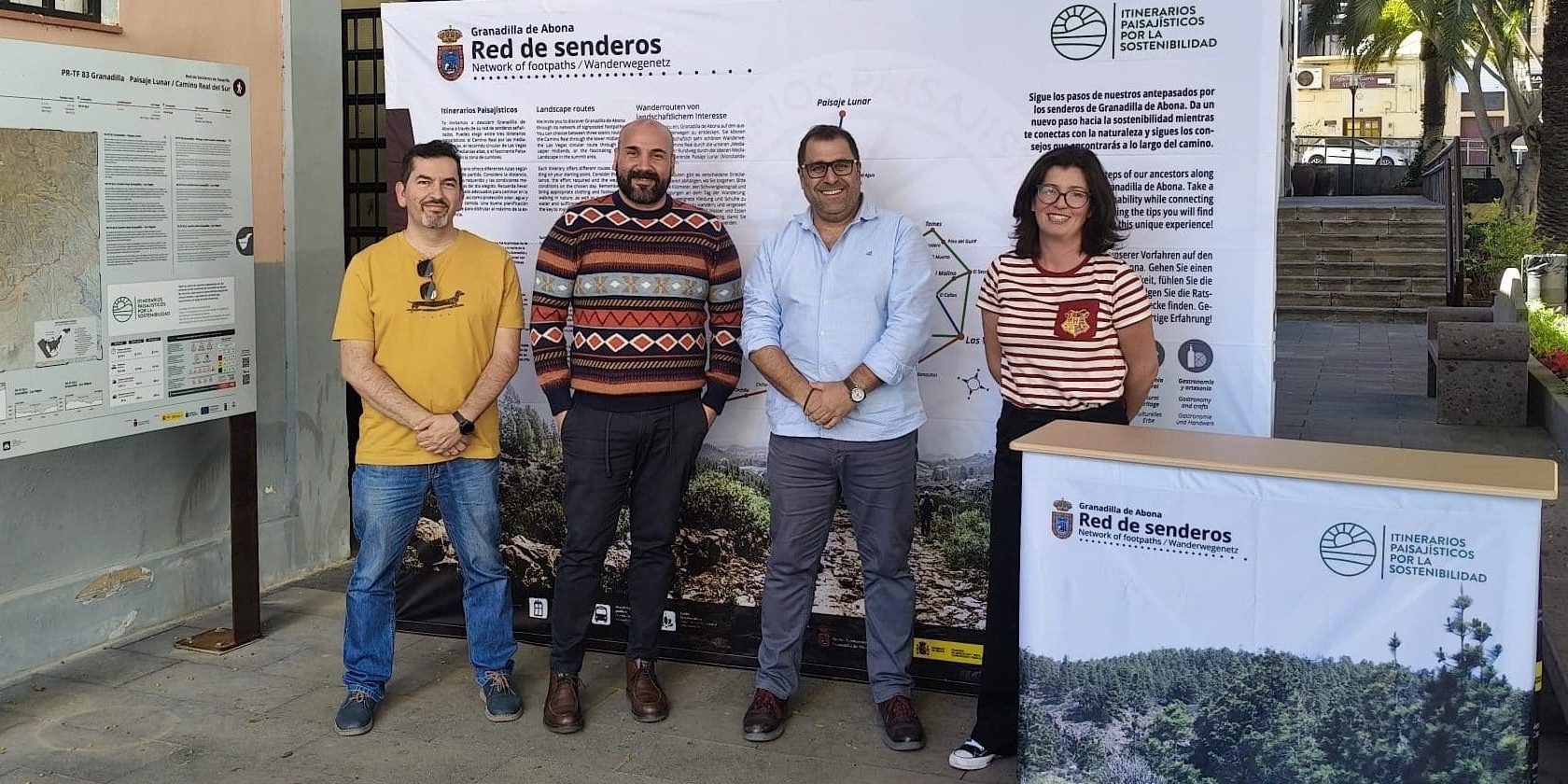 Foto red de senderos