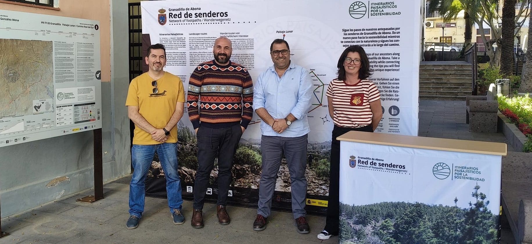 Foto red de senderos