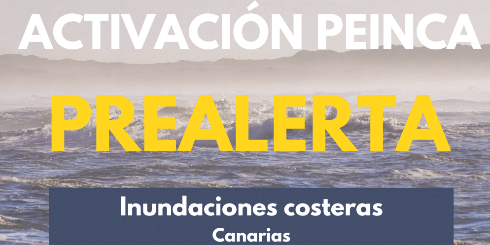 PREALERTA POR INUNDACIONES COSTERAS EN CANARIAS 16-3-25