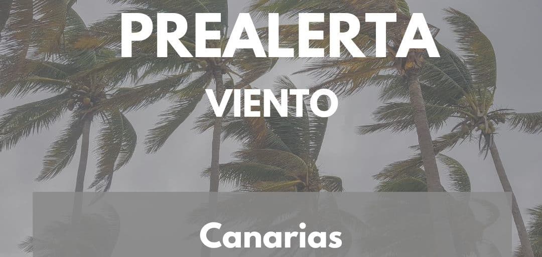 PREALERTA POR VIENTO EN CANARIAS 22-3-25