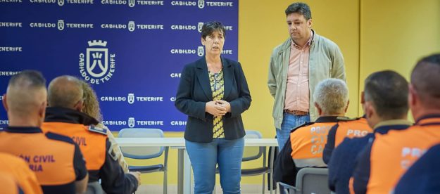 Reunión de Iván Martín con las asociaciones de protección civil.
