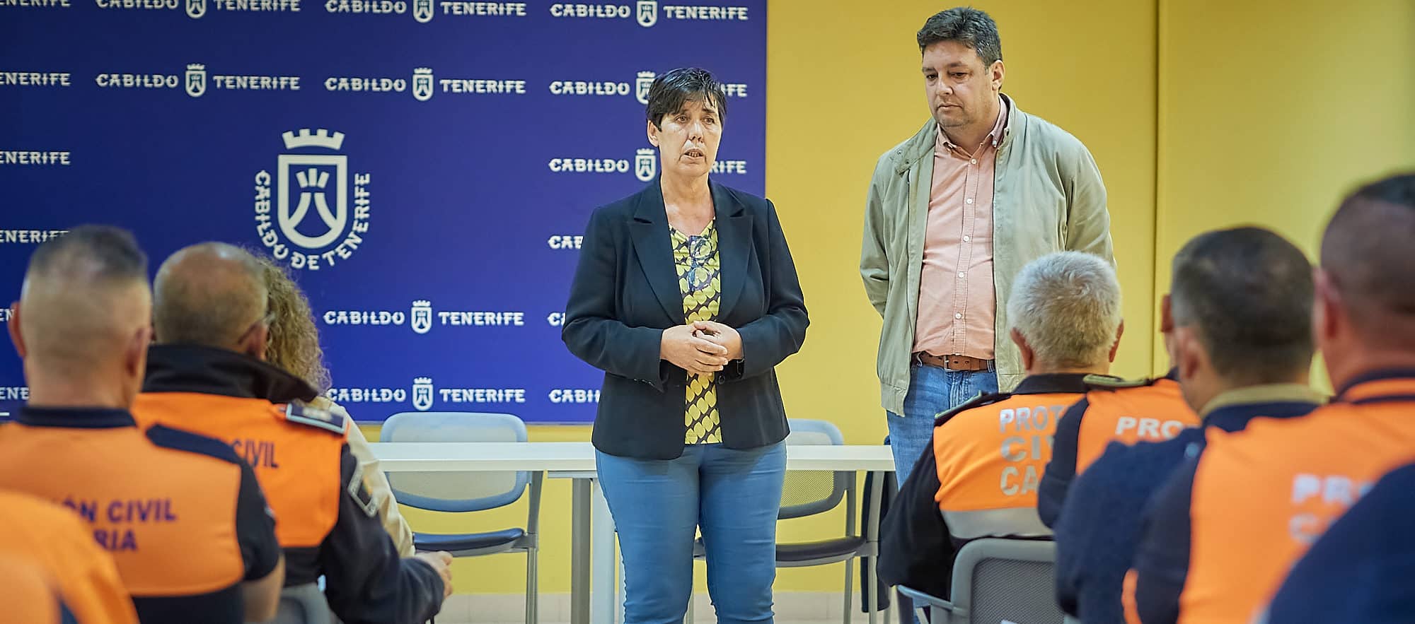 Reunión de Iván Martín con las asociaciones de protección civil.