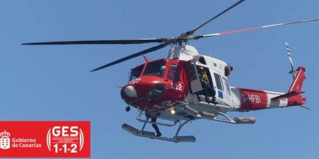 SURFISTA HERIDO EVACUADO EN UN HELICÓPTERO DEL GES EN LA LAGUNA 14-3-25