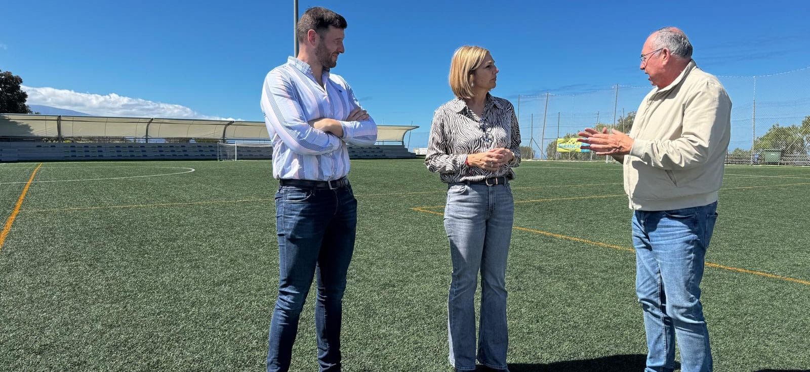 Visita a las instalaciones deportivas de El Sauzal