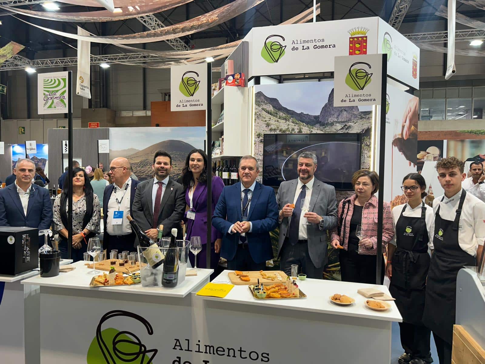 070425 La consejera insular de Sector Primario, Noelia Morales, en la inauguración del Salón Gourmets de Madrid