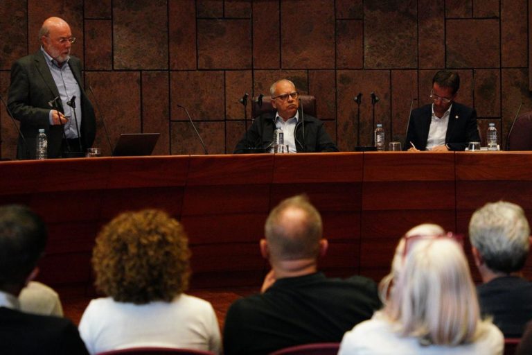 080425 presentación del informe técnico sobre el colapso del Puerto de Los Cristianos elaborado por el Colegio de Ingenieros de Caminos, Canales y Puertos