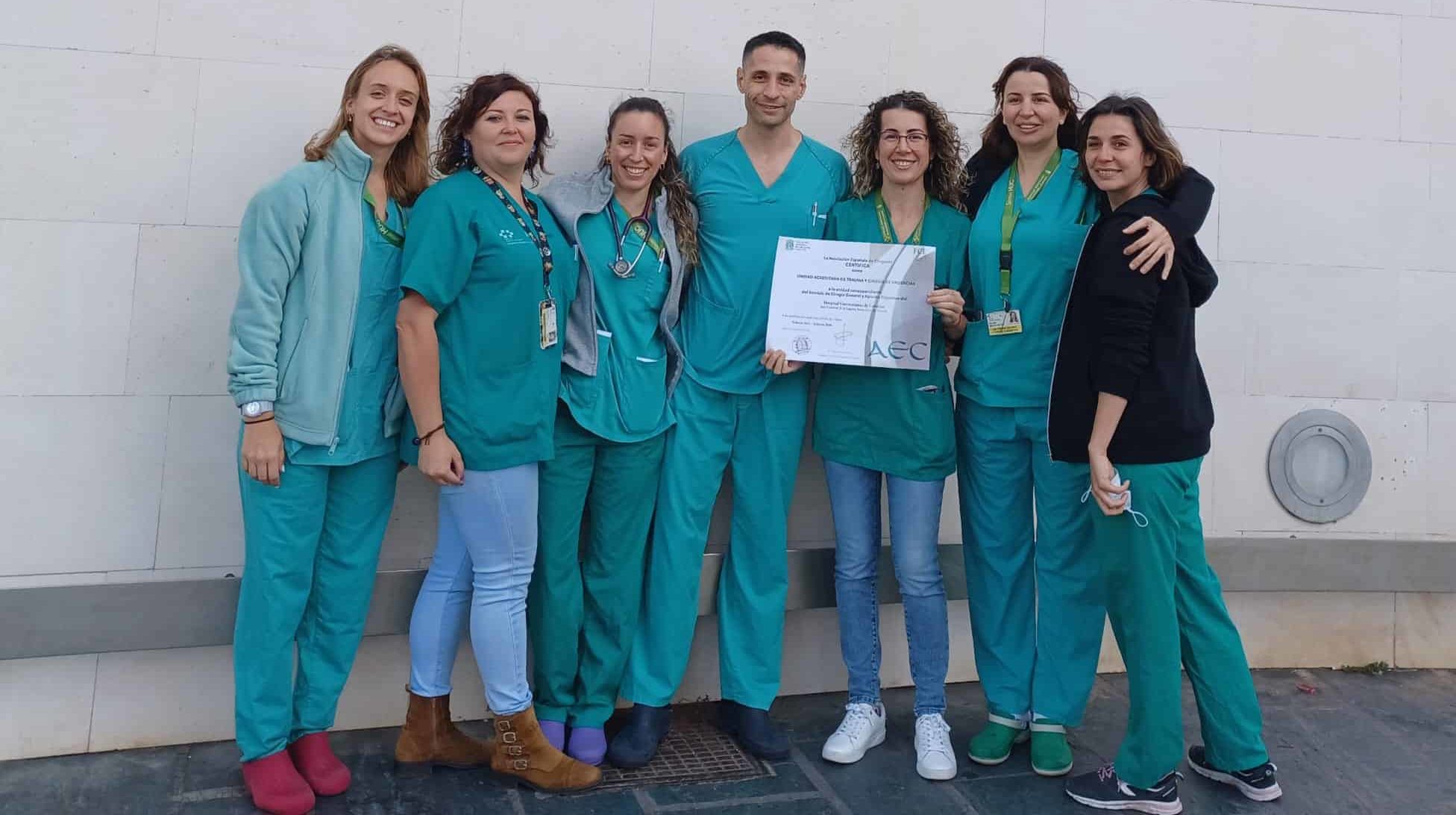 Acreditación Unidad Cirugía Trauma y Urgencias equipo