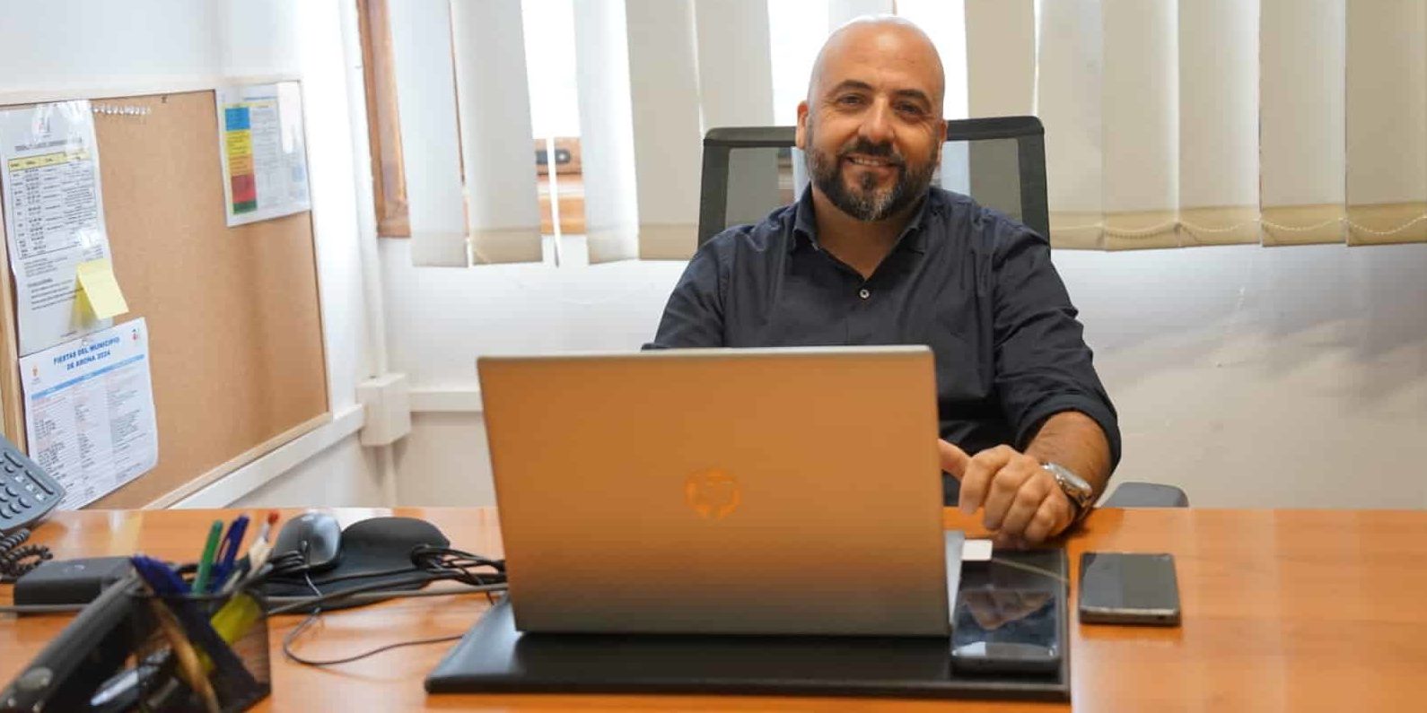 Arona. Rubens Delgado. Concejal Participación Ciudadana