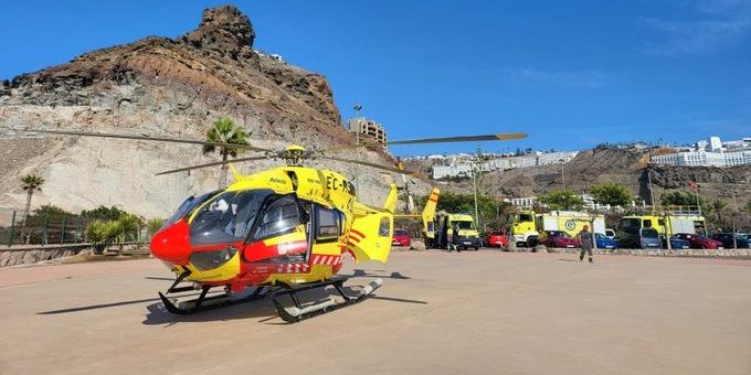 BAÑISTA SACADO DEL AGUA CON SIGNOS DE AHOGAMIENTO EN GRAN CANARIA 4-4-25