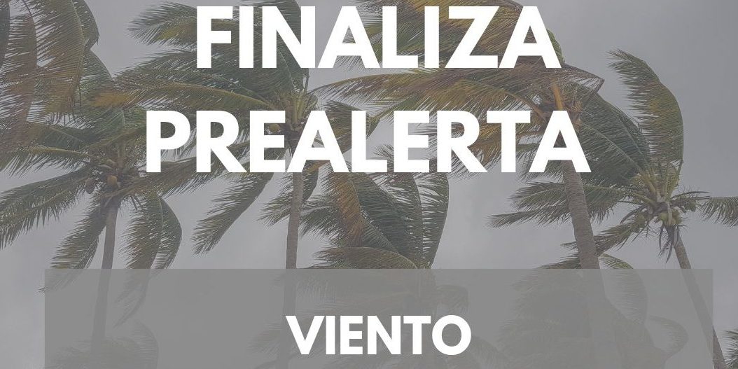 FINALIZA PREALERTA POR VIENTO EN CANARIAS 22-4-25