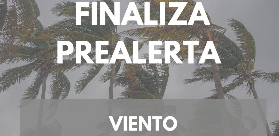 FINALIZA PREALERTA POR VIENTO EN CANARIAS 22-4-25