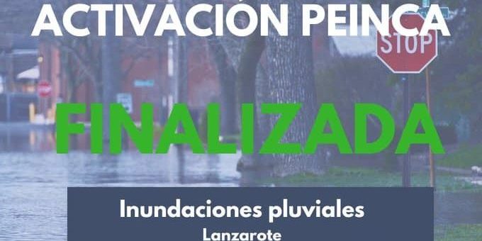 FINALIZADA LA ACTIVACIÓN DEL PEINCA EN LANZAROTE 13-4-25