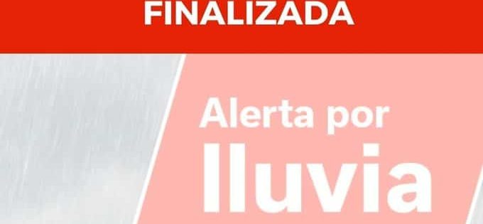 FINALIZADA LA ALERTA POR LLUVIA EN CANARIAS 11-4-25