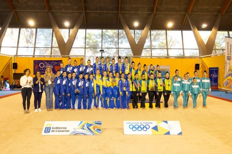 FOTO. Campeonatos de Canarias de Deportes en Edad Escolar de gimnasia rítimica (1)