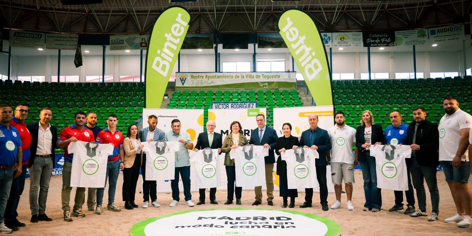 FOTO. Presentación de la lucha canaria en Madrid 1