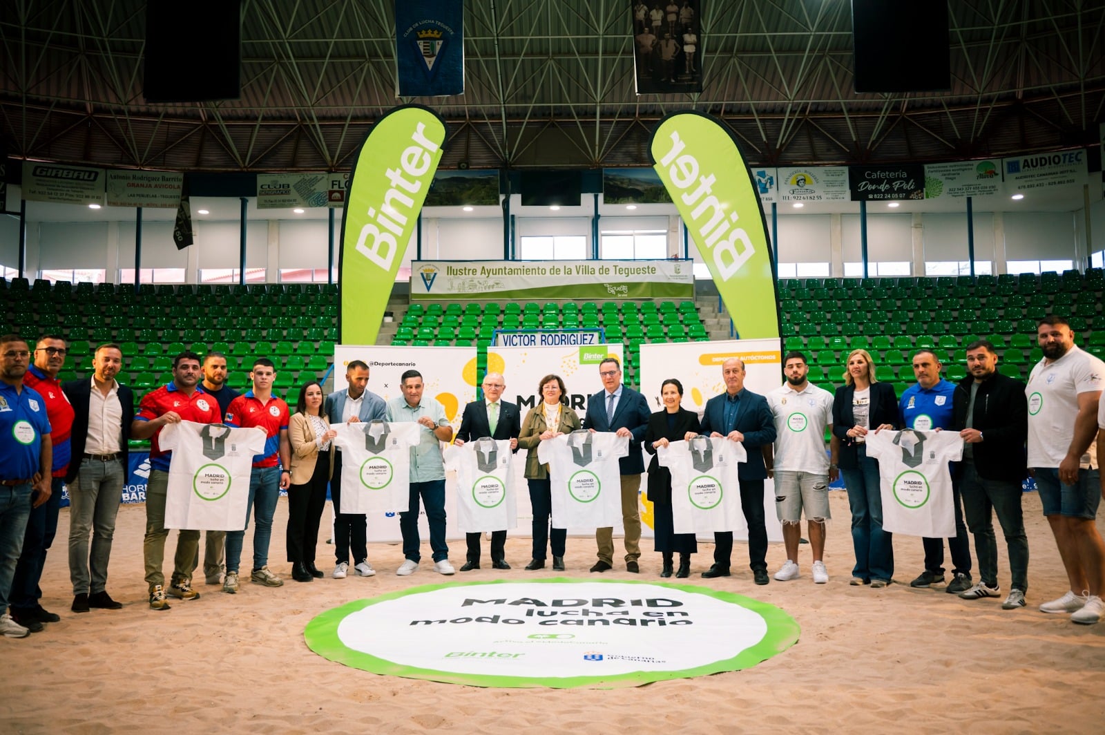 FOTO. Presentación de la lucha canaria en Madrid 1