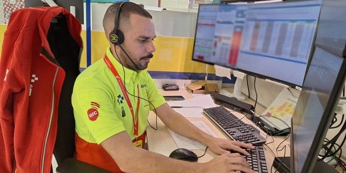 HOMBRE HERIDO TRAS VOLCAR SU TURISMO EN LAS PALMAS 14-4-25