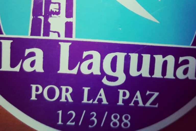 La Laguna por la paz 1988