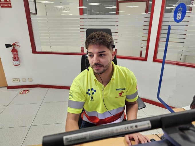 MOTORISTA HERIDO GRAVE TRAS SUFRIR UNA CAÍDA EN VALSEQUILLO-GRAN CANARIA 17-4-25