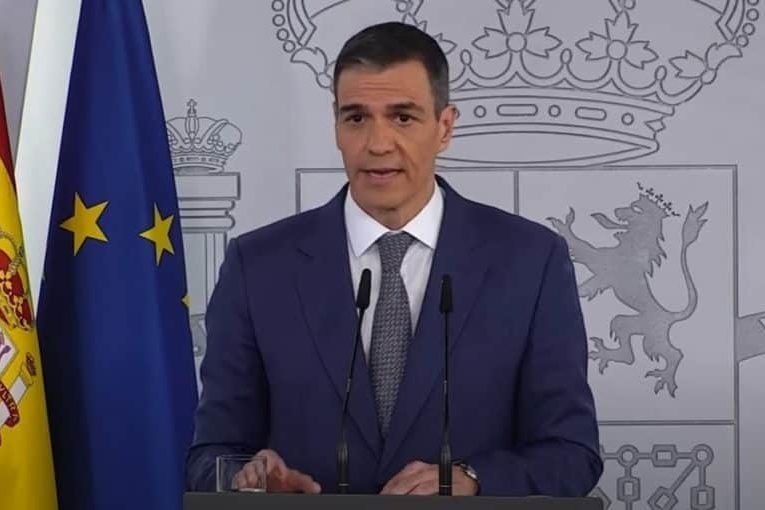 El presidente del Gobierno, Pedro Sánchez