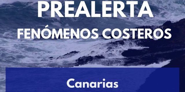 PREALERTA POR FENÓMENOS COSTEROS EN CANARIAS 19-4-25
