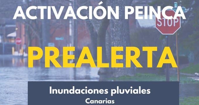 PREALERTA POR INUNDACIONES PLUVIALES-ACTIVACIÓN PEINCA 8-4-25