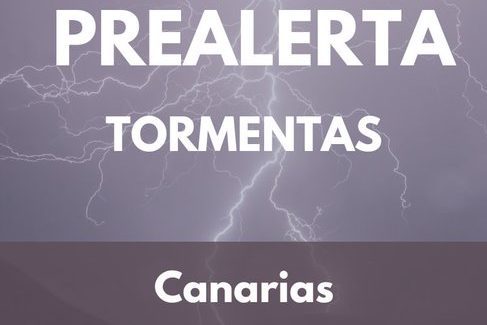 PREALERTA POR TORMENTAS EN CANARIAS 8-4-25