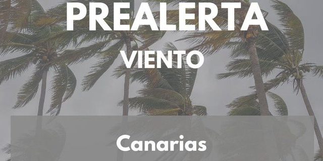 PREALERTA POR VIENTO EN CANARIAS 19-4-25