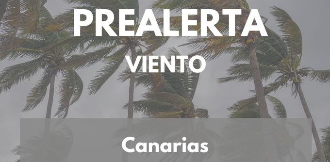 PREALERTA POR VIENTO EN CANARIAS 3-4-25