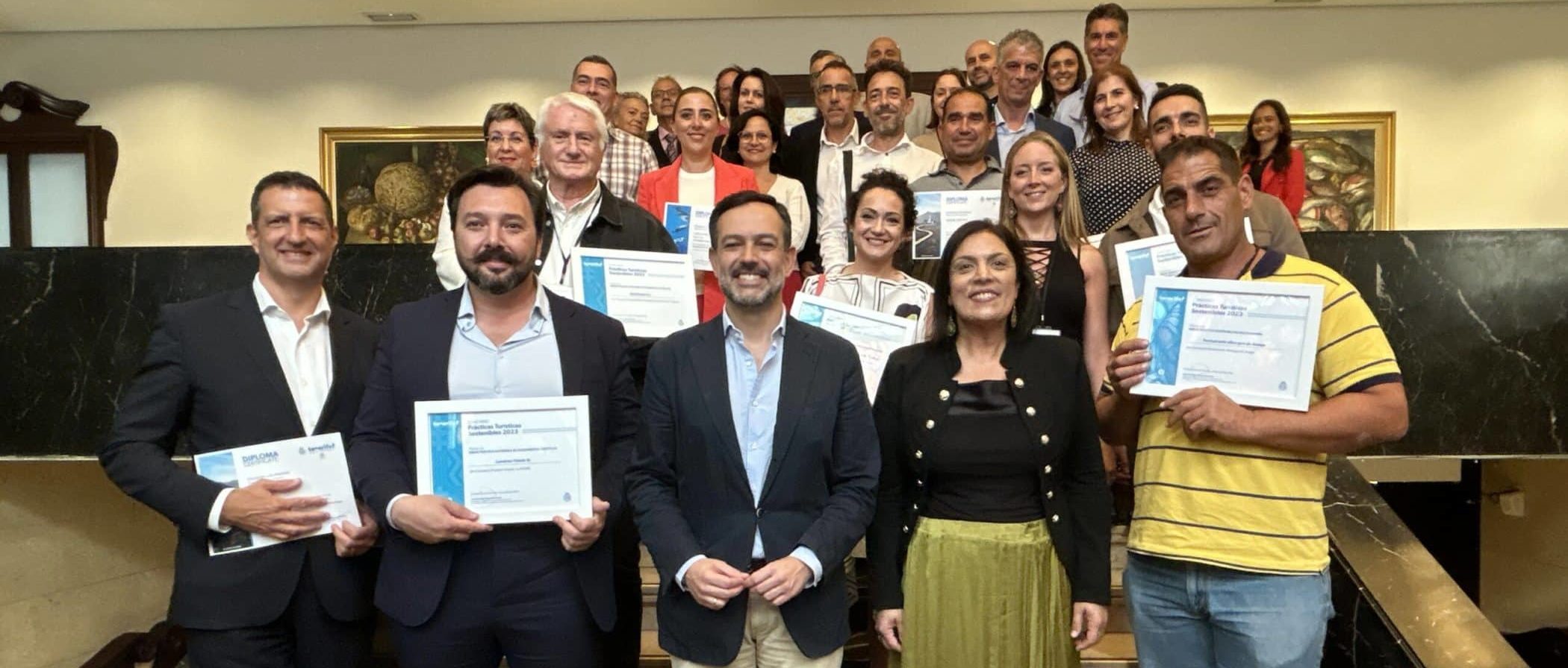 Premiados en 2024 en el concurso de Prácticas Turísticas Sostenibles de Turismo de Tenerife