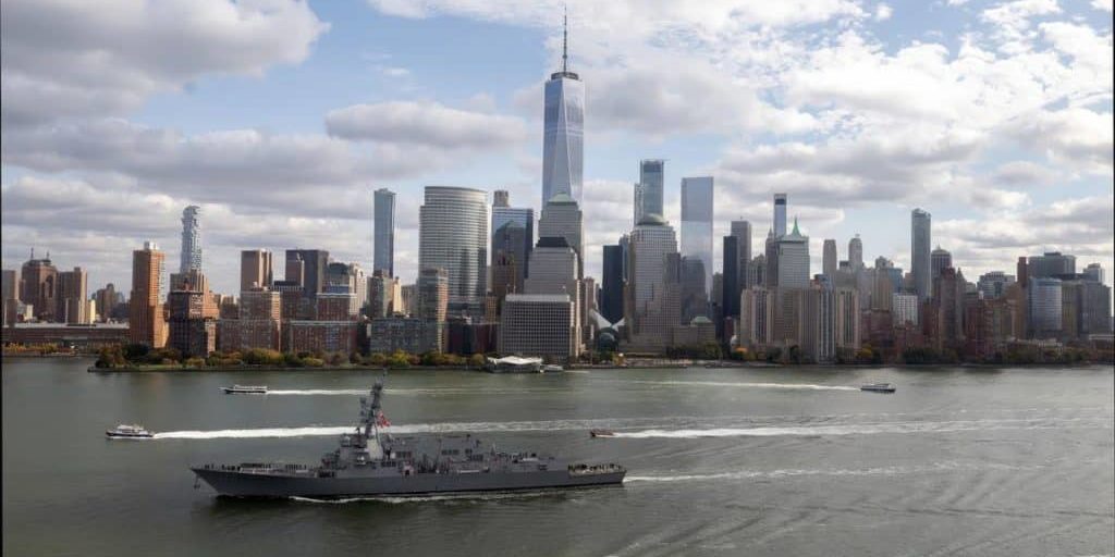 Un helicóptero se estrella en el río Hudson de la ciudad de Nueva York (EEUU)