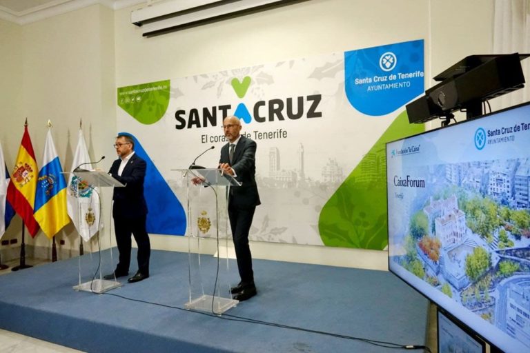 250507 Caixa Forum Tenerife en la rueda de prensa