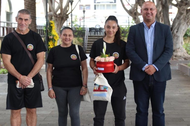 Campeona de Tenerife de boxeo