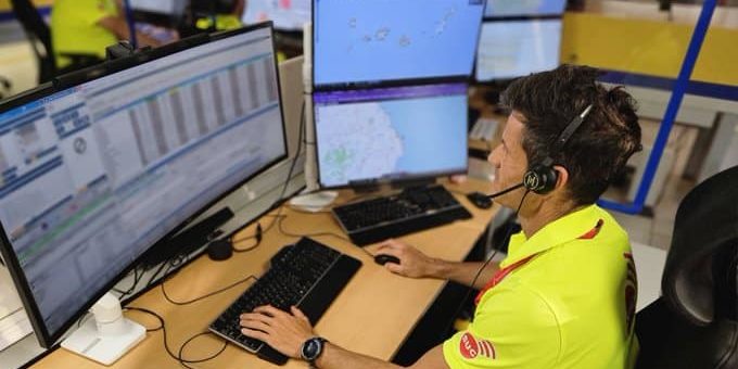 DOS HERIDOS TRAS LA SALIDA DE UN COCHE DE LA VÍA EN MAZO-LA PALMA 24-5-25