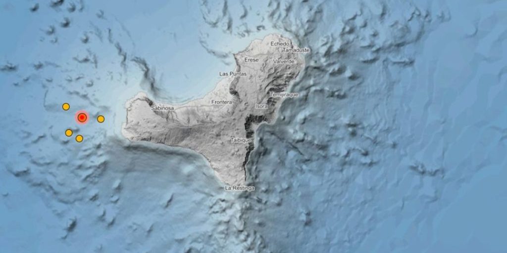 ENJAMBRE SÍSMICO EN EL HIERRO 19-5-25