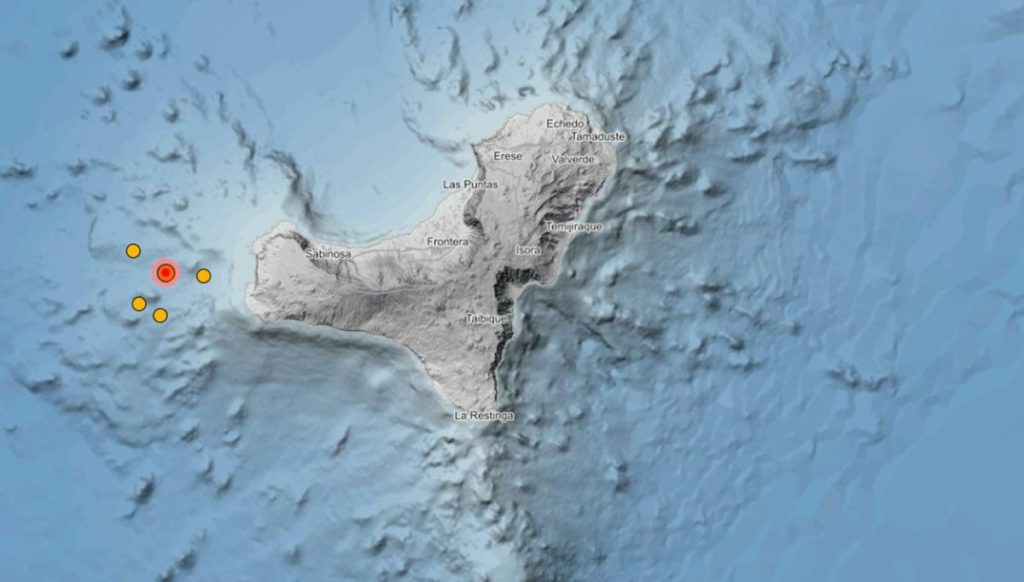 ENJAMBRE SÍSMICO EN EL HIERRO 19-5-25
