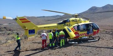 HOMBRE ACCIDENTADO GRAVE EN SANTA LUCÍA1 28-5-25